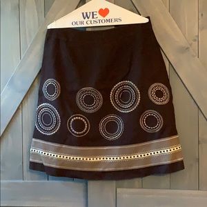 Talbots linen A-line skirt, size 14